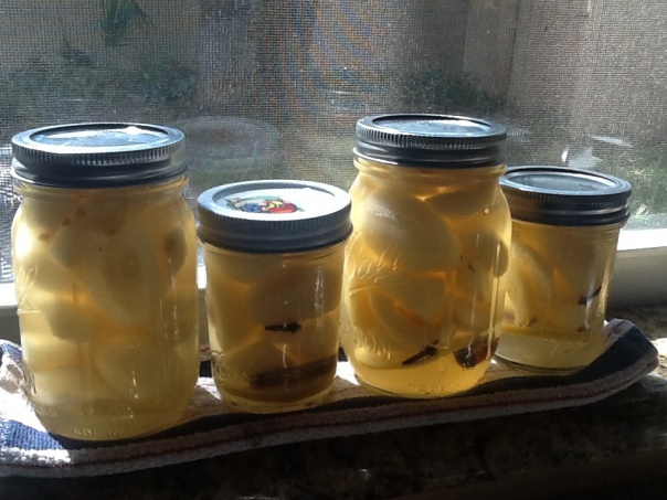 Spiced Pickled Sand Pears